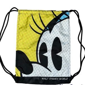Walt Disney World Mickey & Minnie nylon string bag